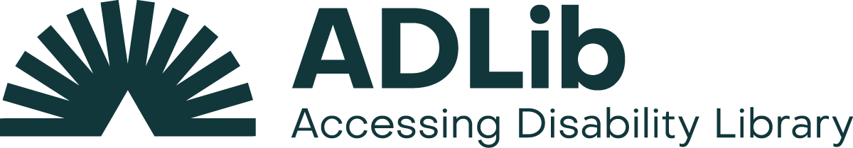 ADLib (Accessing Disability Library) logo